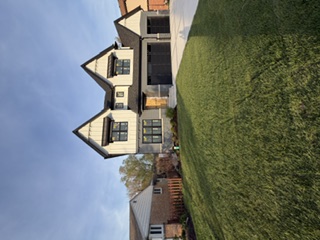 Completed sod lawn